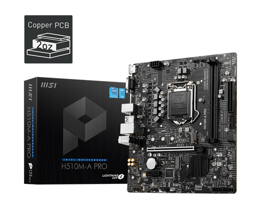 MSI Intel H510M-A Pro LGA 1200 Motherboard