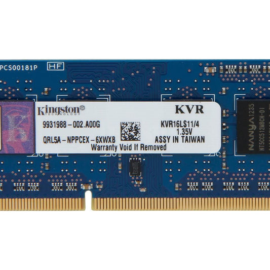 Kingston 4GB 12800 DDR3L Laptop RAM