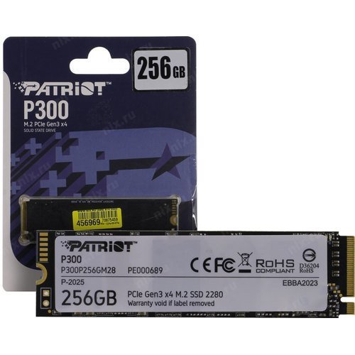 Patriot P300 SSD M.2 PCie 256GB