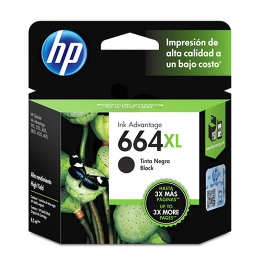 HP 664XL Black Ink Cartridge F6V31AL