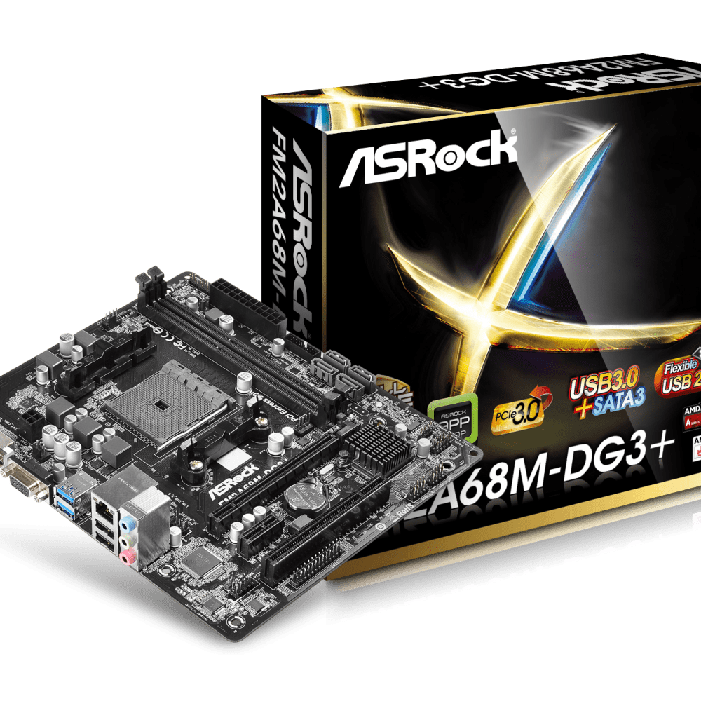 ASRock FM2A68M-DG3+ FM2/FM2+ DDR3 Socket Motherboard