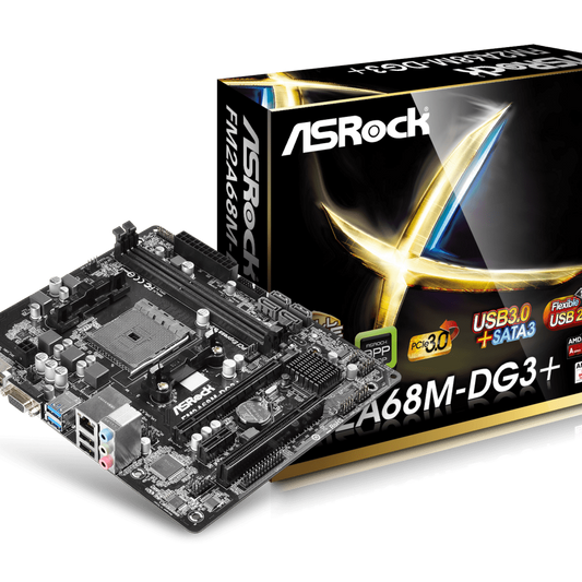 ASRock FM2A68M-DG3+ FM2/FM2+ DDR3 Socket Motherboard