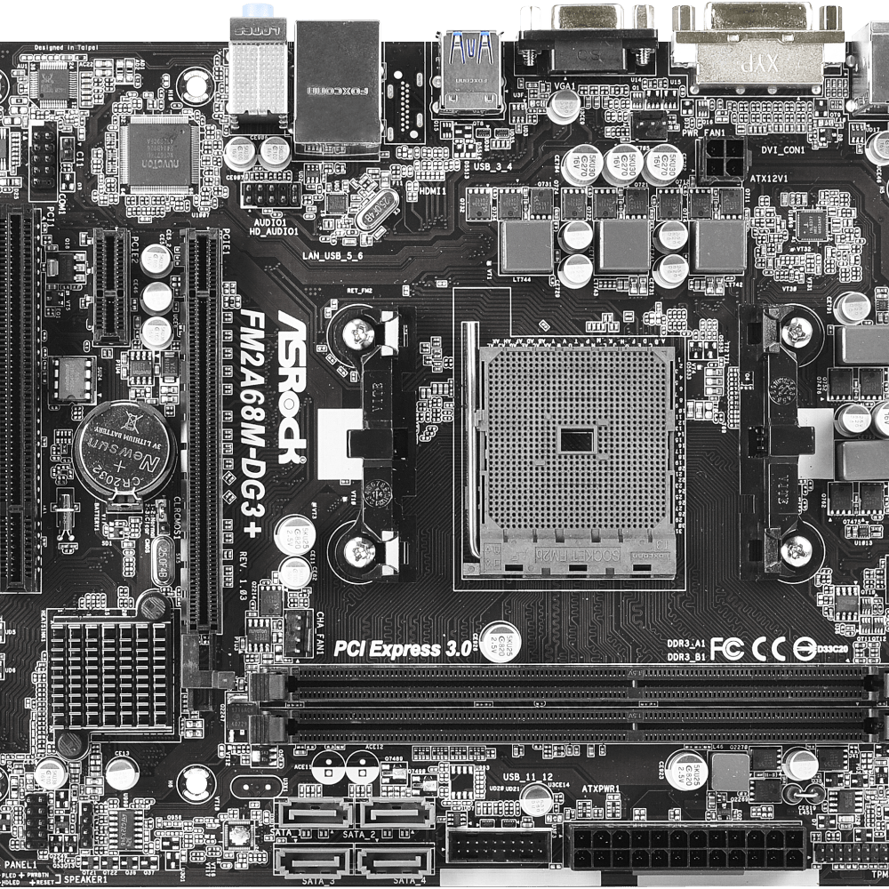 ASRock FM2A68M-DG3+ FM2/FM2+ DDR3 Socket Motherboard